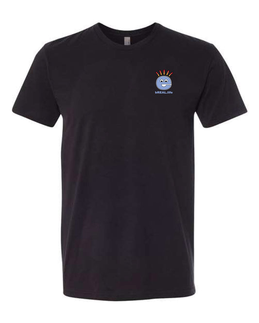 Ultra Soft T Small Logo Left Chest, Full Logo on Back