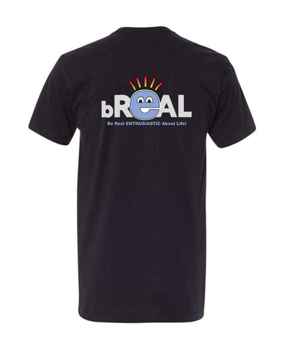 Ultra Soft T Small Logo Left Chest, Full Logo on Back