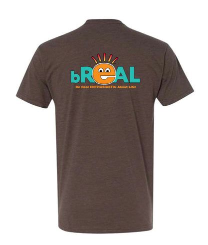 Retro T Small Logo Left Chest, Full Logo on Back