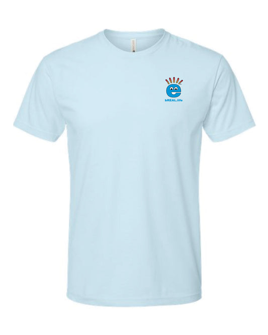 Ultra Soft T Small Logo Left Chest, Full Logo on Back