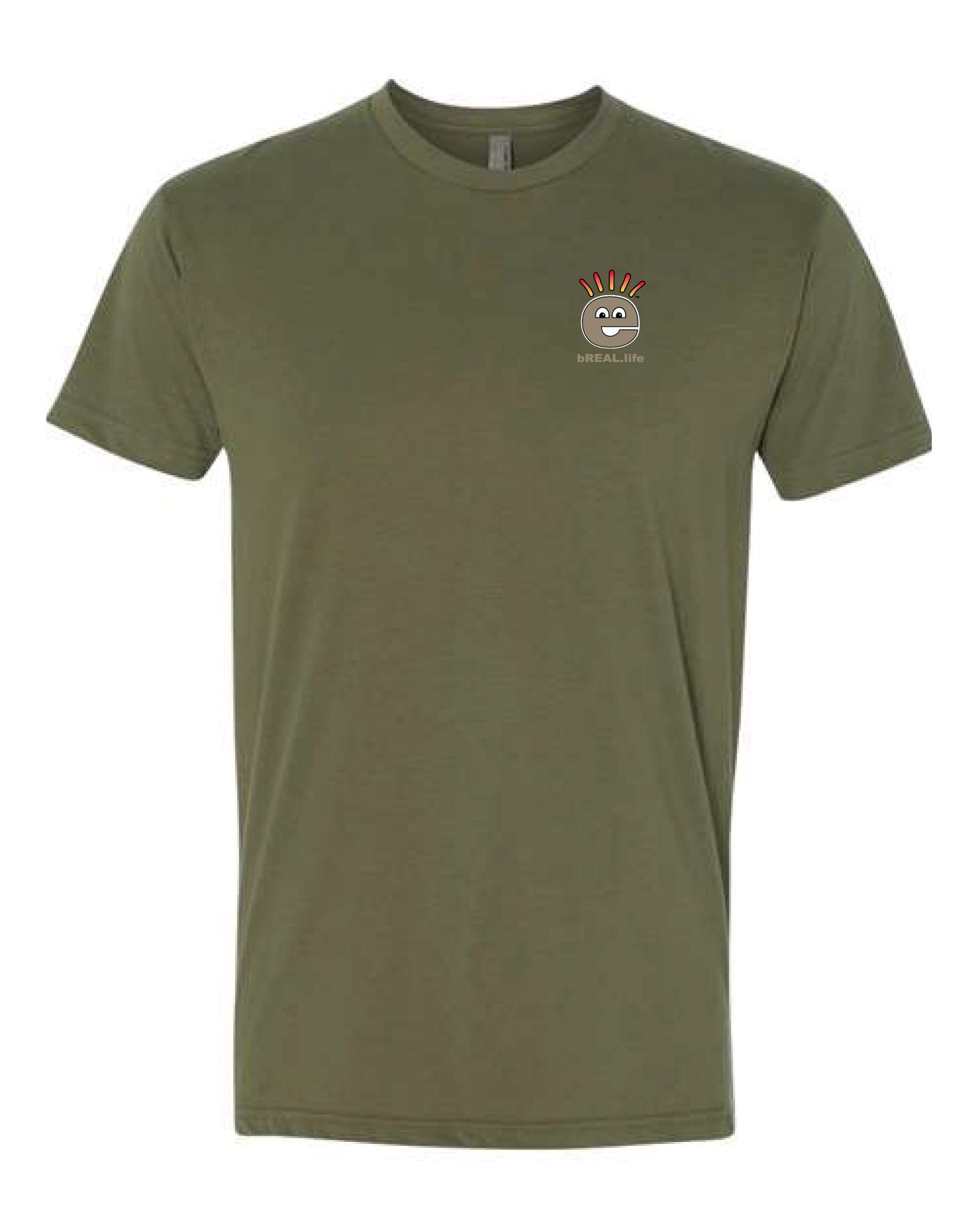Ultra Soft T Small Logo Left Chest, Full Logo on Back
