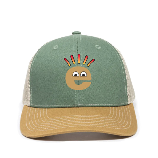 Trucker Hat - Olive, Khaki  Old Gold