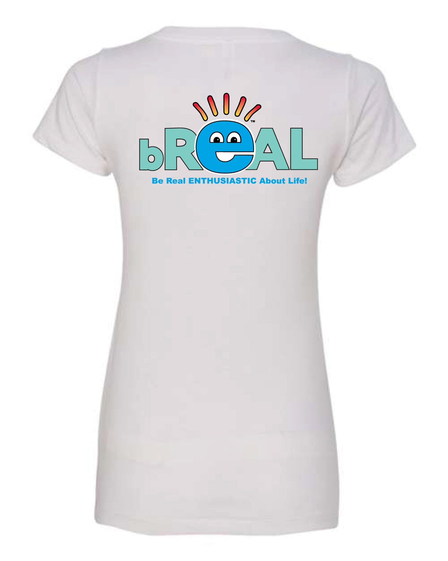 V-Neck Small Logo Left Chest, Full Logo on Back