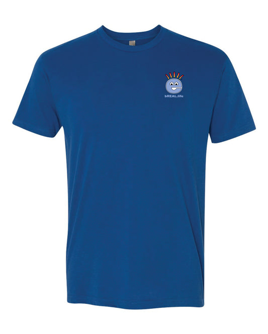 Ultra Soft T Small Logo Left Chest, Full Logo on Back