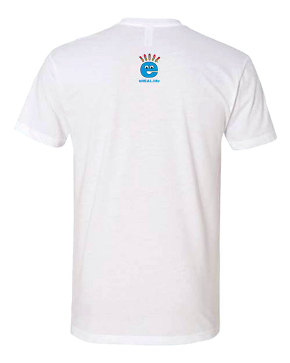 Ultra Soft T Large Logo Front, Small Logo on Back