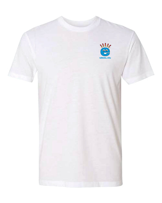 Ultra Soft T Small Logo Left Chest, Full Logo on Back