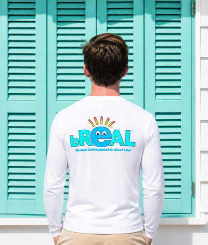 Long Sleeve Front Logo White T-Shirt