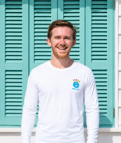 Long Sleeve Front Logo White T-Shirt