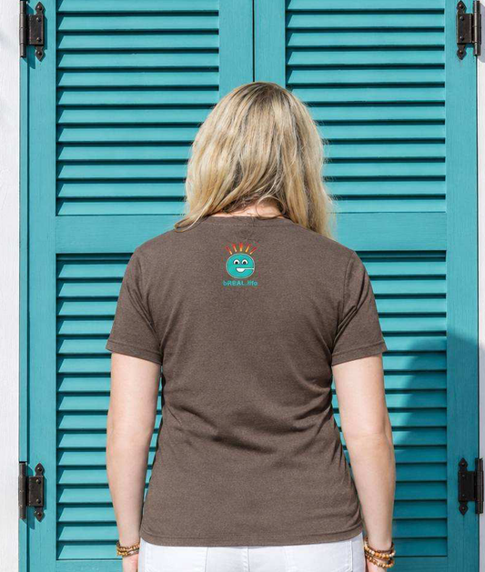 Retro Front Logo Brown T-Shirt