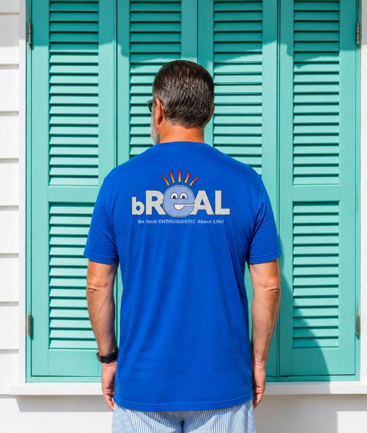 Blue Back Logo T-Shirt